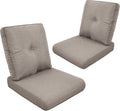 Outdoor Chair Cushions-Patio Chair Cushions Set of 2 with Removable Cover 22 X 25 Inch Outdoor Cushions for Patio Furniture Chair Sofa Couch-Grey