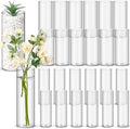 Nuogo 24 Pcs 10 Inch Acrylic Clear Cylinder Vase Plastic Flower Vase Unbreakable Tall for Wedding Centerpieces Party Home Plants Bouquet Decor
