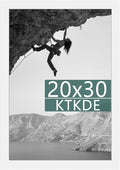 KTKDE 20x30 Picture Frame White Wooden with Polished Plexiglass, Studio Gallery Vertical & Horizontal Wall Hanging Large Poster Frame for Photos,Minimalist Style -Any style Best gift