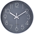 jomparis 16 Inch Large Wall Clock Silent Modern Elegant Simple Decor for Living Room Office