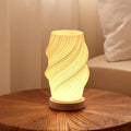 Table Lamp Bedside Lamps for Bedroom, Small Night Stands Desk Lamp, Mood Warm Cozy Lighting, Vintage Boho Cool Mid Century Modern Lamp, Aesthetic Accents Home Room Decor (Warm-E, Medium)