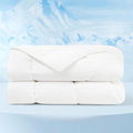 Bedsure Cooling Comforter Twin - Cooling Blankets for Hot Sleepers, Lightweight Comforter for Summer with Dual-Sided Cool Tech, Soft Breathable Cold Blanket for Sleeping, White, 68x88 Inches