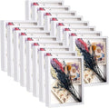 Ripeng 16 Pack Shadow Box Frame Display Case Picture Frame for Wedding Bouquet, Back to School Crafts, Memorial Photos, Ticket, Teacher, Medal, DIY Wall or Tabletop Gift Decor(8 x 10 Inch,White)