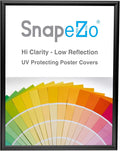 SnapeZo Poster Frame 20x26 Inches, Black 1 Inch Aluminum Profile, Front-Loading Snap Frame, Wall Mounting, Sleek Series