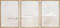SIGNWIN Framed Canvas Print Wall Art Set Industrial Grunge White Gray Landscape Shapes Abstract Illustrations Modern Art Decorative Nordic Zen for Living Room, Bedroom, Office - 16