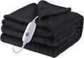 Electric Heated Blanket Microplush Cover Blanket, Full Size 72