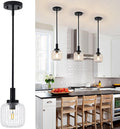 Glass Pendant Lights Kitchen Island, 1-Light 5.9