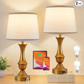 Luvkczc Gold Touch Table Lamps Set of 2, 22