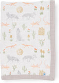 Little Unicorn Newborn Receiving Quilt | Ultra- Soft, Multi-Layered Muslin Fabric | Gift for Newborns & on-The-go (Desert Night)