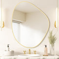 WallBeyond Asymmetrical Mirror, Irregular Wall Mirror for Bathroom, Abstract Wall Mirrors Decorative for Bedroom Living Room Entryway Hall, Mirrors for Wall Decor 28