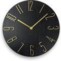 Faupugh 12 inch Wall Clock, Silent Wall Clock, Wall Clocks Battery Operated, Suitable for Home, Office, School, Kitchen, Bedroom, Living Room (Without Second Hand)