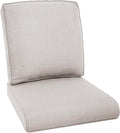 Outdoor Chair Cushions for Patio Furniture - 1 Pack Outside Durable Thick Replacement Cushion 22x24 with Zipper Cover for Wicker Glider Rocking Chairs Loveseat Couch – Beige/Regular