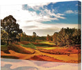 Tobacco Road Golf Course Wall Art for Living Room Bedroom Bathroom Home Decoration North Carolina Golf Course Picture Poster Framed Artwork Golf Canvas Prints Ready to Hang(12''H x 16''W)