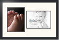 ArtToFrames Collage Photo Frame Double Mat with 2 - 8.5x12 Openings and Satin Black Frame