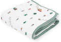 Little Unicorn Original Premium Cotton Quilt | Multi-Layered & Extra-Soft Muslin Fabric |for Babies & Toddlers (Powder Party)