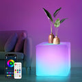 LOFTEK 12-inch Smart Cube Lights: RGBW+IC 16 Million Colors Changing LED Furniture Night Light with APP, Music Sync & Timer Floor Lamp for Living Room Bedroom Game Atmosphere (Corded Electric)