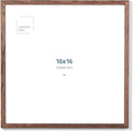Opposite Wall - 16x16 in - Dark Solid Oak Wood Picture Frame - Lightweight, Versatile & Shatterproof - Wall Hanging Poster or Photo Frame - Wall Decor for Office, Gallery & Home