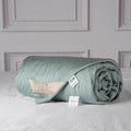 CUDDLE DREAMS Lightweight Silk Filled Comforter for Summer, Detachable Tencel Duvet Cover for Easy Care, Naturally Breathable (Celadon, Twin)