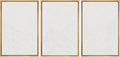 SIGNWIN Framed Canvas Print Wall Art Set Minimal White Mountain Range Landscape Nature Wilderness Illustrations Modern Art Decorative Rustic Zen for Living Room, Bedroom, Office - 24