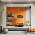 Home Gym Mirror for Wall, Mirror Full Length,56x28x2PCS,Glass Frameless Body Large Mirror for Home Gym, Workout,Bedroom, Garage(Black)