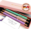 MESMOS Pastel Pens, Mindfulness Gifts, Inspirational Fancy Pens for Women, Wellness & Spiritual Gifts, Self Love Self Care Relaxing Gift, Journaling Cute Luxury Pretty Pen Set