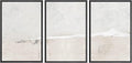 SIGNWIN Framed Canvas Print Wall Art Set Industrial Grunge White Gray Landscape Shapes Abstract Illustrations Modern Art Decorative Nordic Zen for Living Room, Bedroom, Office - 16