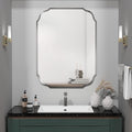 KOHROS Frameless Scalloped Beveled Edges Mirror 20