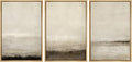SIGNWIN Framed Canvas Print Wall Art Set Misty Horizons Tranquil Scenery in Monochrome Abstract Modern Art Bohemian Decorative for Living Room, Bedroom, Office - 16
