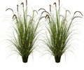 Artificial Plant 5ft(2pack) Tall Artificial Grass Plant,Faux Plants Indoor Home Decorative Artificial Plants & Flowers in Pot Fake Plant, House Plant Indoor