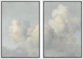 MUDECOR Framed Wall Art Print Set Elegant Cloudscape Vintage Soft Sky Illustrations Modern Minimalist Chic for Living Room, Bedroom, Office - 16