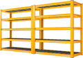 REIBII Garage Shelving Load 3000LBS, 5-Tier Storage Shelves, Adjustable Heavy Duty Metal Shelving Unit for Pantry, Basement, Warehouse, 72