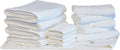 Mosobam Luxury Turkish 14pc Deluxe Bath Bundle Body Hand Face Towel and Mat White 700 GSM & 1000 GSM Bamboo Viscose & Aegean Turkish Combed Cotton