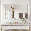 30x40 Inch Frameless Wall Mirror with 1