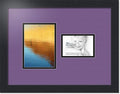 ArtToFrames Collage Photo Frame Double Mat with 1 - 3.5x5^ 5x7 Openings and Satin Black Frame
