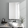 KOHROS Rectangular Wall Mirror Frameless Bathroom Mirror 18” x 24