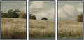 SIGNWIN Framed Canvas Print Wall Art Woodland Nursery Decor Set Watercolor Country Field Landscape Pasture Nature Abstract Fine Art Nordic for Living Room, Bedroom, Office - 16