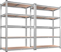 REIBII 2020LBS Garage Shelving Heavy Duty Metal Shelving 5 Tier Storage Shelves, Garage Shelves for Warehouse Basement, Easy Assembly, 72
