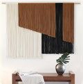 Macrame Wall Hanging Dip Dyed Fiber Macrame Wall Decor Boho Cord Living Room Wall Art 57