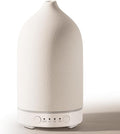 Diffuserlove Ceramic Essential Oil Diffuser 160ML for Room, Home, Bedroom - Aromatherapy Stone Diffuser White (Size: 6.8