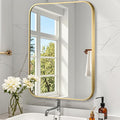 Brushed Gold Mirror, 20