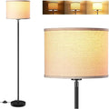 Modern Floor Lamps for Living Room Bedroom, Small Standing Lamp with Lampshade, Simple 58