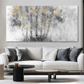 SDYA Tree Large Art Print Grey and Gold Wall Hangings Decor 24