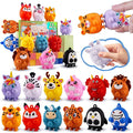 12 PCS Party Favors for Kids, Silicone Animal Pop Fidget Toys with Suction, Birthday Gifts for Boy Girls, Treasure Box Toys, Goodie Bag Stuffers, Prizes for Kids, Pinata Stuffers