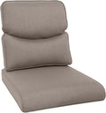 Outdoor Chair Cushions Set - 22 x 25 Inch Fade Resistant Patio Chair Cushions Outdoor Seat Cushions for Patio Furniture Chair Sofa Couch-Grey