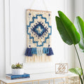 Mark&Day Wall Hanging, Abtenau Bohemian/Global Farmhouse Denim Tapestry Wall Hanging for Living Room, Bedroom, Office or Kitchen (23