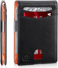 Zitahli Slim Wallet for Men Gifts 12 Card Slots ID Window With Money Clip Minimalist RFID Front Pocket Bifold Leather Small Thin Gift Box Dad Birthday Christmas Regalos Hombres
