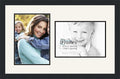 ArtToFrames Collage Photo Frame Double Mat with 2-8.5x12 Openings and Satin Black Frame