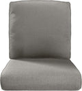 22x25/22x24 Outdoor Replacement Cushions - 1 Set High Back Deep Seat Patio Furniture Cushion for Rattan Dining Swivel Rocking Chairs Rattan Loveseat Couch Sectional Sofa - Grey/Classic