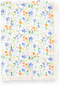 Little Unicorn Newborn Receiving Quilt | Ultra- Soft, Multi-Layered Muslin Fabric | Gift for Newborns & on-The-go (Mountain Bloom)