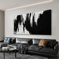TAIJXAGSG Large Abstract Wall Art Canvas Art Wall Decor Black And White Wall Art Canvas Picture Painting Artwork For Bedroom Dinning Room Canvas Art Modern Home Wall Decor 29 x 58 In